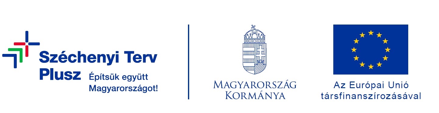 Széchenyi Terv Plusz. Magyarország Kormánya. Az Európai Unió társfinanszírozásával.